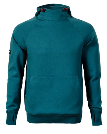 Bluza męska z kapturem VERTEX HOODIE Rimeck petrol blue