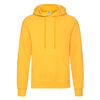 Bluza Kangurka MĘSKA Fruit of The Loom CLASSIC HOODED Sweat ciemny żółty