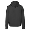 Bluza z kapturem i suwakiem  MĘSKA Fruit of The Loom PREMIUM HOODED Sweat Jacket czarna