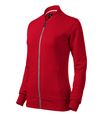 Bluza z suwakiem DAMSKA Malfini BOMBER formula red