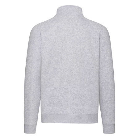 Bluza z suwakiem MĘSKA Fruit of The Loom PREMIUM SWEAT JACKET szary melanż