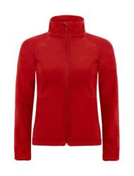 DAMSKA kurtka BC HOODED SOFTSHELL red