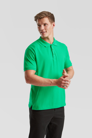 Koszulka Polo MĘSKA Fruit of The Loom PREMIUM POLO zieleń kelly