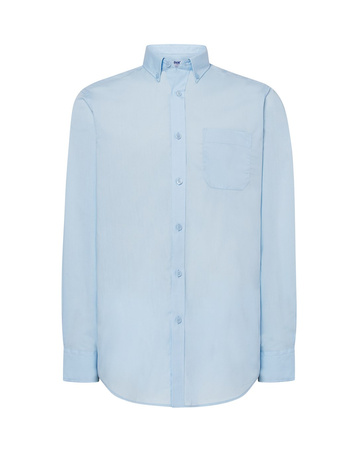 Koszula długi rękaw MĘSKA JHK SHA POP błękitna