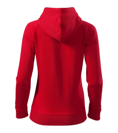 Bluza z kapturem i suwakiem  DAMSKA Malfini VOYAGE formula red