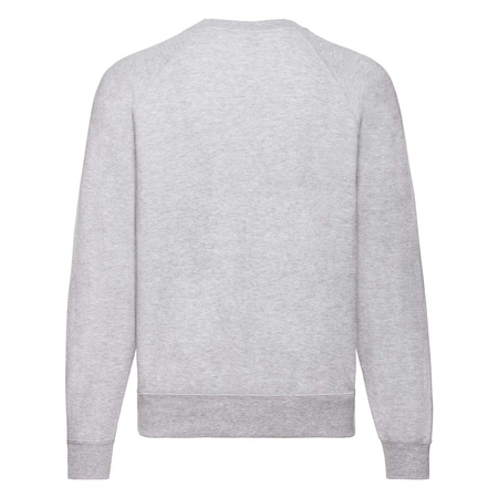 Bluza Klasyczna MĘSKA Fruit of The Loom CLASSIC RAGLAN Sweat szary melanż