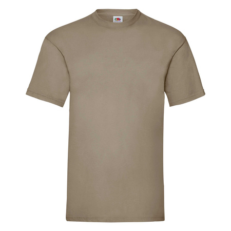 Koszulka MĘSKA Fruit of The Loom VALUEWEIGHT T khaki