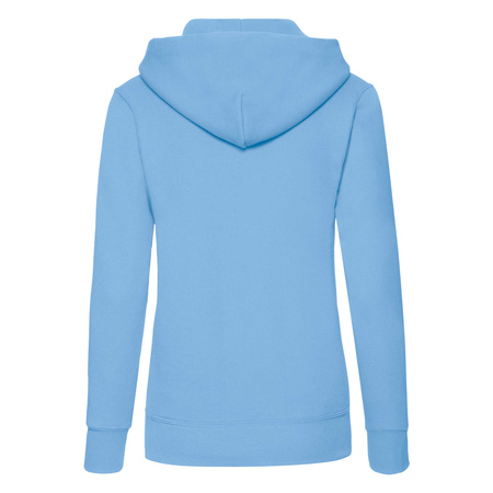 Bluza Kangurka DAMSKA Fruit of The Loom CLASSIC RAGLAN Sweat błękitna