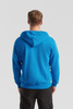 Bluza z kapturem i suwakiem  MĘSKA Fruit of The Loom CLASSIC HOODED Sweat Jacket azurowy