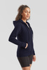 Bluza z kapturem i suwakiem  DAMSKA Fruit of The Loom PREMIUM HOODED Sweat Jacket ciemny granat