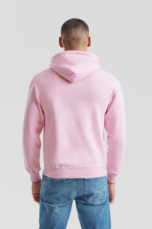 Bluza Kangurka MĘSKA Fruit of The Loom CLASSIC HOODED Sweat różowa jasna