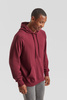 Bluza Kangurka MĘSKA Fruit of The Loom LIGHTWEIGHT HOODED Sweat  burgundowa