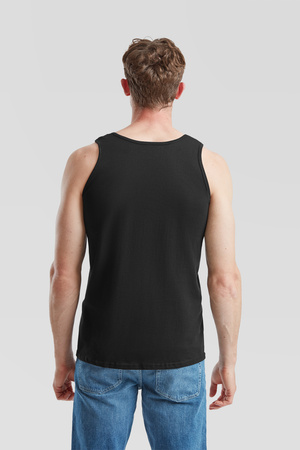 Koszulka Tank Top MĘSKA Fruit of The Loom VALUEWEIGHT ATHLETIC VEST czarna