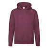 Bluza Kangurka MĘSKA Fruit of The Loom PREMIUM HOODED Sweat burgundowa