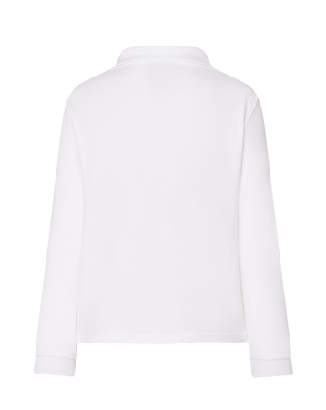 POLO KID LS JHK PKID 210 LS - BIAŁY