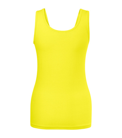 Koszulka Tank Top DAMSKA Malfini TRIUMPH cytrynowa