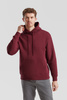 Bluza Kangurka MĘSKA Fruit of The Loom PREMIUM HOODED Sweat burgundowa