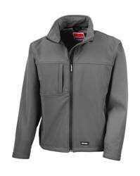 MĘSKA kurtka RESULT CLASSIC SOFTSHELL grey