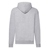 Bluza z kapturem i suwakiem  MĘSKA Fruit of The Loom CLASSIC HOODED Sweat Jacket jasnoszara melanż