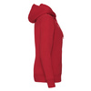 Bluza z kapturem i suwakiem  DAMSKA Fruit of The Loom PREMIUM HOODED Sweat Jacket czerwona