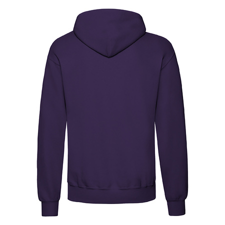 Bluza Kangurka MĘSKA Fruit of The Loom CLASSIC HOODED Sweat fioletowa