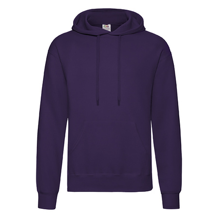 Bluza Kangurka MĘSKA Fruit of The Loom CLASSIC HOODED Sweat fioletowa