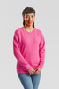 Bluza Klasyczna DAMSKA Fruit of The Loom LIGHTWEIGHT RAGLAN Sweat fuksja