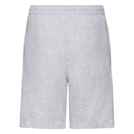 Spodenki dresowe MĘSKIE Fruit of The Loom LIGHTWEIGHT SHORTS szary melanż