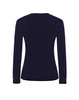 DAMSKA koszulka,  z długim rękawem, gładka, ciepła, PREMIUM, JHK, TSRLPRM LS, granatowa
