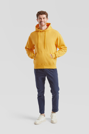 Bluza Kangurka MĘSKA Fruit of The Loom CLASSIC HOODED Sweat ciemny żółty