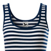 Koszulka Tank Top DAMSKA Malfini TRIUMPH SAILOR biało-granatowa
