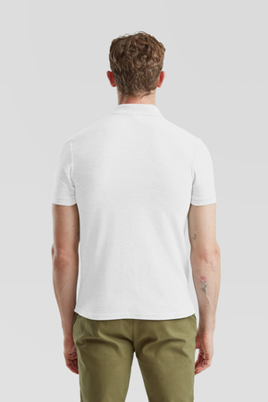 Koszulka Polo MĘSKA Fruit of The Loom 65/35 TAILORED FIT POLO biała