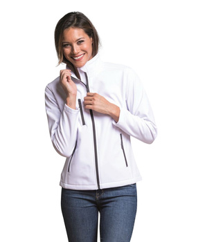 Kurtka Softshell DAMSKA JHK SOFTSHELL JACKET LADY biała