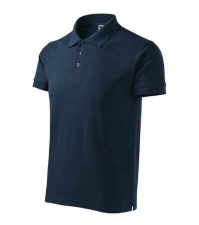 Koszulka Polo MĘSKA Malfini COTTON HEAVY granatowa