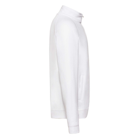 Bluza z suwakiem MĘSKA Fruit of The Loom CLASSIC SWEAT JACKET biała