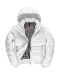 DAMSKA kurtka B&C SUPERHOOD white/warm grey