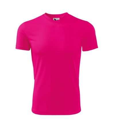 Koszulka DZIECIĘCA Malfini FANTASY neonowa różowa