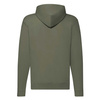 Bluza z kapturem i suwakiem  MĘSKA Fruit of The Loom CLASSIC HOODED Sweat Jacket oliwkowa