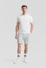 Spodenki dresowe MĘSKIE Fruit of The Loom LIGHTWEIGHT SHORTS szary melanż