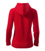 Bluza z kapturem i suwakiem  DAMSKA Malfini VOYAGE formula red
