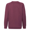 Bluza Klasyczna DZIECIĘCA Fruit of The Loom PREMIUM RAGLAN Sweat burgundowa