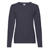 Bluza Klasyczna DAMSKA Fruit of The Loom LIGHTWEIGHT RAGLAN Sweat granatowa