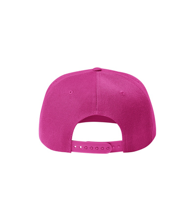 Czapka z daszkiem UNISEX Malfini RAP 5P czerwona purpurowa