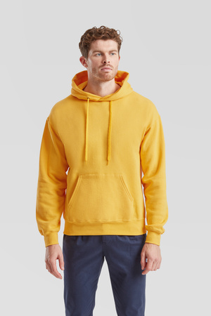 Bluza Kangurka MĘSKA Fruit of The Loom CLASSIC HOODED Sweat ciemny żółty