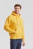 Bluza Kangurka MĘSKA Fruit of The Loom CLASSIC HOODED Sweat ciemny żółty