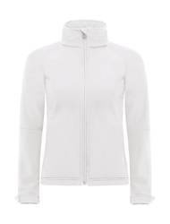 DAMSKA kurtka BC HOODED SOFTSHELL white