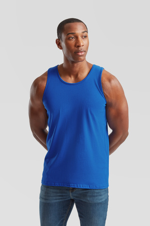 Koszulka Tank Top MĘSKA Fruit of The Loom VALUEWEIGHT ATHLETIC VEST niebieska