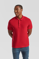 Koszulka Polo MĘSKA Fruit of The Loom 65/35 TAILORED FIT POLO czerwona