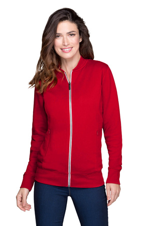 Bluza z suwakiem DAMSKA Malfini BOMBER formula red