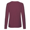 Bluza Klasyczna DAMSKA Fruit of The Loom LIGHTWEIGHT RAGLAN Sweat burgundowa